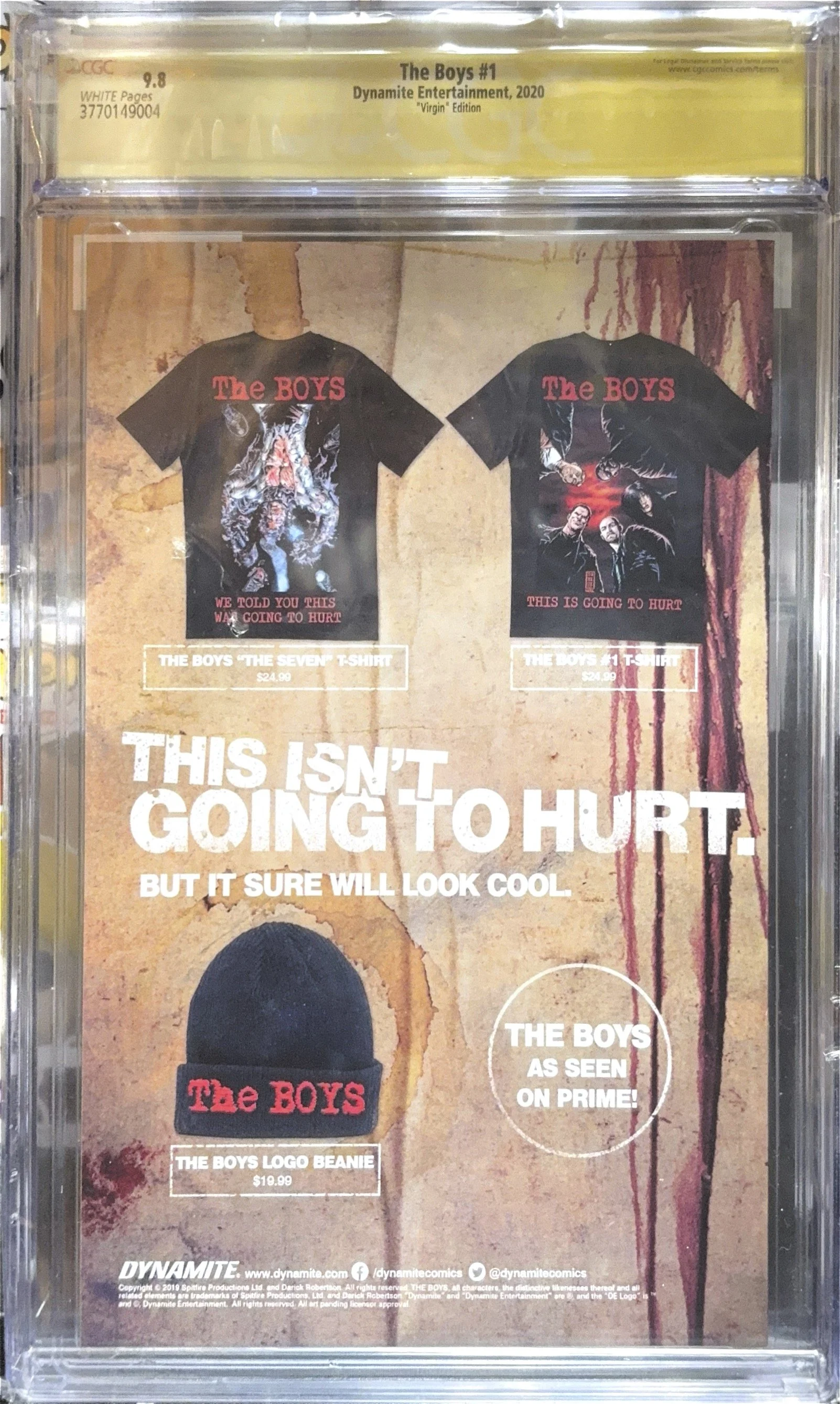 CGC Comic- The Boys #1 — Gifts & Collectibles